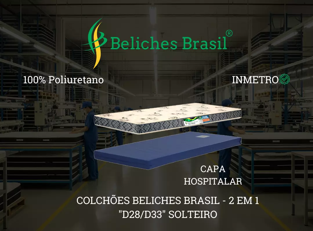 Colchões com Capa Hospitalar - 2 em 1 - 